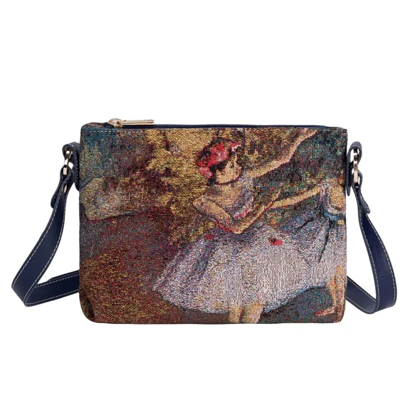 EDGAR DEGAS BALLERINA CROSS BODY BAG PURSE HANDBAG