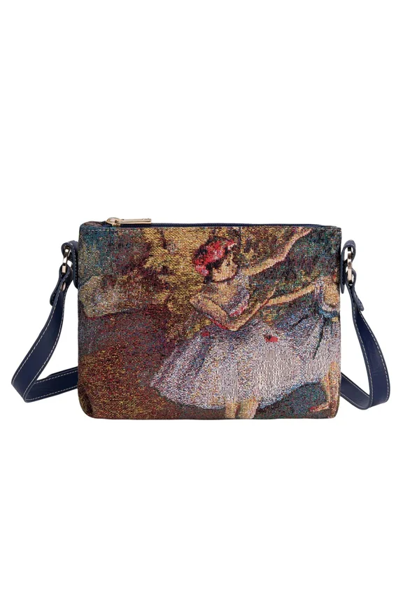 EDGAR DEGAS BALLERINA CROSS BODY BAG PURSE HANDBAG