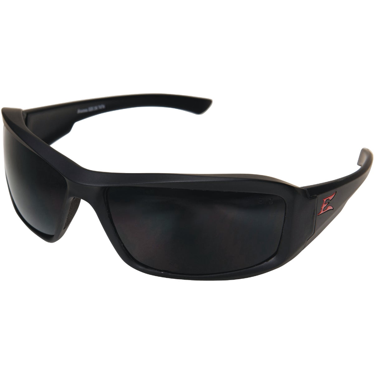 Edge Eyewear Smoke Safety Glasses XB136 - Scratch-Resistant - Black — Residential Use, Standard Application