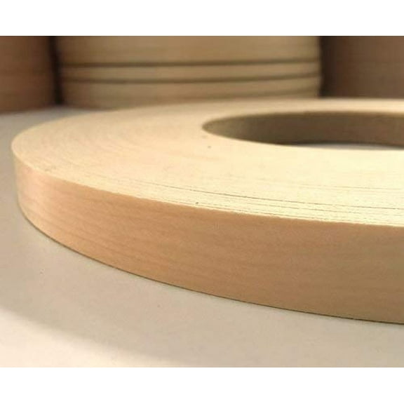EDGE SUPPLY EASYEDGE Maple Pre-Finished 3/4 inch X 50 ft roll of Plywood Edge Banding  Peel and Stick Strong Adhesive, Easy Application  Real Wood Veneer Edging for Furniture Res