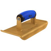 Bon Tool 62-581 Bronze Concrete Edger, 9 in. x 4 in., 1/4 in. Radius x 3/4 in. Lip, Comfort Grip Handle