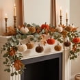 thumbnail image 1 of EDHITNR 12pcs 6cm Velvet Pumpkin Ornaments, Fall Thanksgiving Tree Hanging Decor 3 Color Sets, Autumn Harvest Home Decoration Soft Fabric Mini Pumpkins, 1 of 6