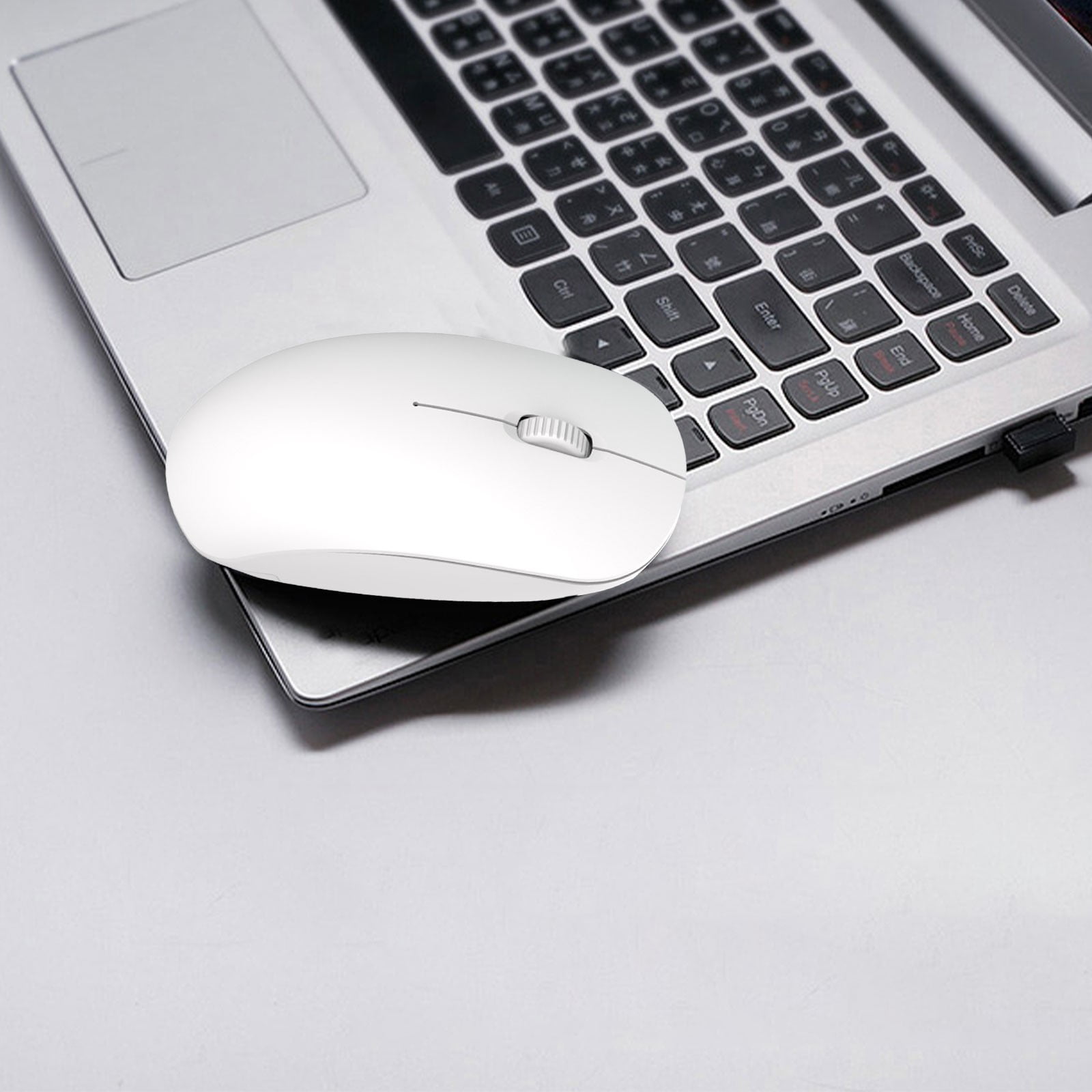 EDHITNR 2.4G Wireless Mute Bluetooth Mouse, Portable Noiseless Laptop ...