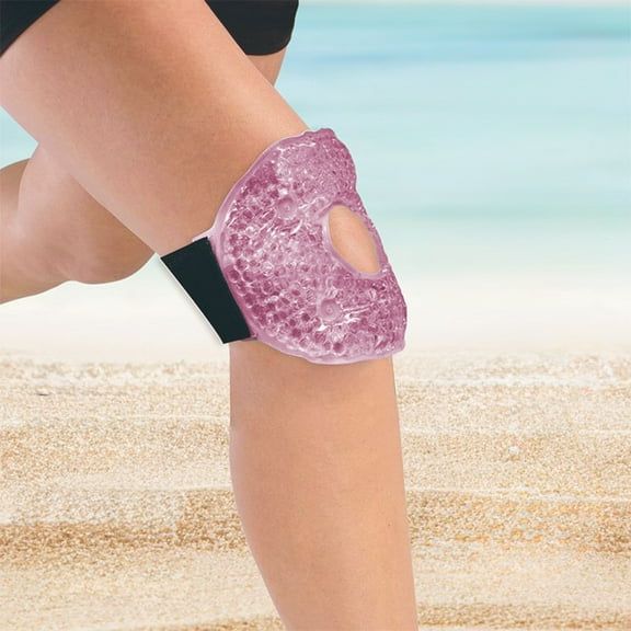 EDHITNR 200ml Gel Hot Cold Pack, Dual Use Ice Pack for Knee Ankle Sports Injuries, Reusable Hot Cold Compress Bag for Head Shoulder Leg Muscle Pain Relief