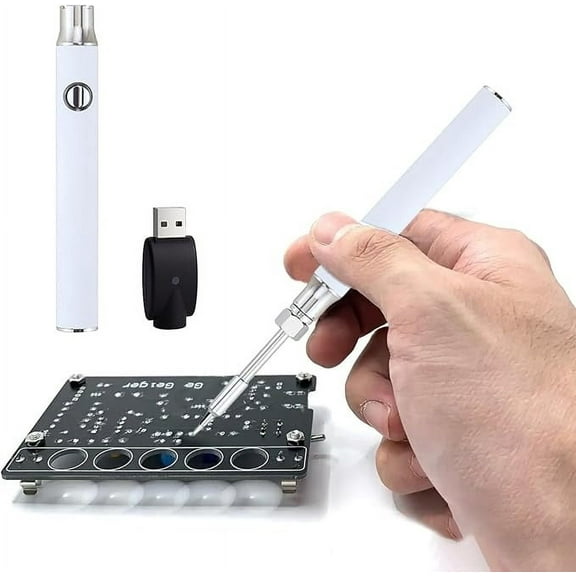 EDHITNR 3-Gear Adjustable Soldering Iron Kit, Portable USB-C Rechargeable Welding Pen Tool, 650mAh Battery Cordless Soldering Iron for Electronics Repair and DIY Hobby Projects