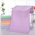 thumbnail image 1 of EDHITNR 3-Piece Bath Towel Set, Super Absorbent Cotton Towels with Embossed Bear Design, Soft Quick-Dry Towels for Bathroom Beach Gym Spa, Purple, 1 of 6