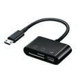 thumbnail image 1 of EDHITNR 3-in-1 OTG Card Reader, Dual Slot Simultaneous Read Write USB SD TF Memory Card Reader, Plug Play Portable OTG2.0 Adapter for Phone Laptop PC Camera, 1 of 2