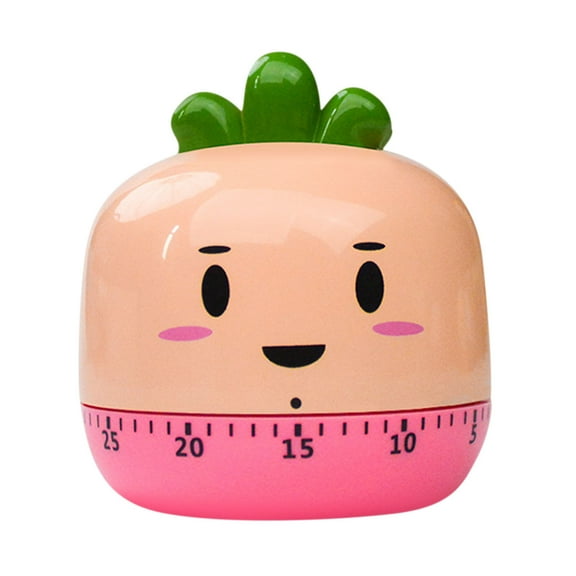 EDHITNR 60 Minute Kitchen Timer, Mechanical Cooking Timer for Baking Home Decor, Cute Animal Vegetable Countdown Timer with Loud Alarm for Kitchen Office Classroom