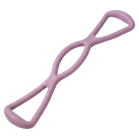 EDHITNR 8 Shaped High Elastic Resistance Pull Rope Full Body Strength Training Band for Yoga Shoulder Back Exercise, Portable Fitness Equipment for Home Gym Outdoor Workout, Purple