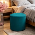thumbnail image 1 of EDHITNR All Size Stretch Round Stool Cover Soft Fabric Waterproof Ottoman Slipcover Washable Protector for Vanity Bedroom Living Room, 1 of 6