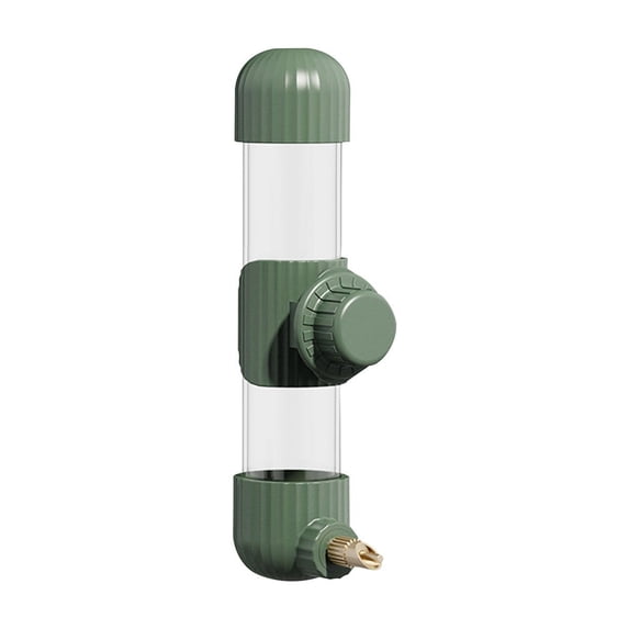 EDHITNR Automatic Bird Water Feeder, Leak-Proof Hanging Water Dispenser with Upgraded Locking, Bird Supplies for Parrot Cockatiel Finch Cage, 220mL Large Medium Small Cage Water Bottle, Green
