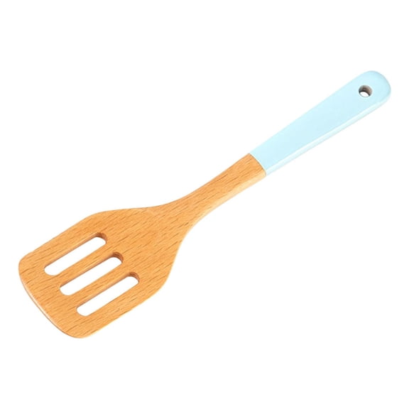 EDHITNR Beech Wood Kitchenware Set, Solid Wood Children's Fish Frying Shovel Small Wooden Shovel, Personalized Engraved Cooking Spoons Utensils for Home Gift Housewarming Christmas
