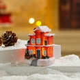 thumbnail image 1 of EDHITNR Christmas Colorful Small House Window Decoration, LED Light Up Lantern Tabletop Decor, Romantic Warm Glow for Party Holiday Gift, 1 of 2