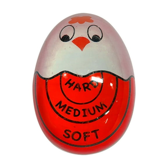 EDHITNR Color Changing Egg Timer, Soft Medium Hard Boiled Egg Timer, Kitchen Cooking Timer with Visual Doneness Indicator for Eggs Pasta Vegetables