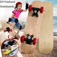 thumbnail image 1 of EDHITNR Complete Skateboard for Beginners, 17 Inch Double Kick Concave Cruiser Board, Easy to Ride Control Graffiti Skateboards for Boys KidsAdults Street Park Riding, 1 of 7