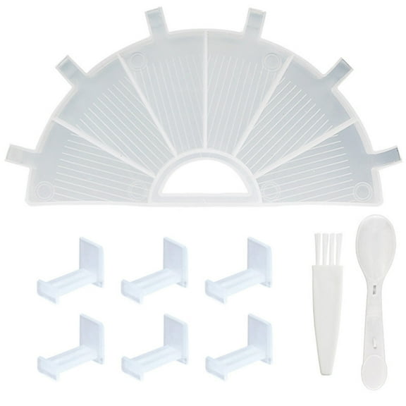 EDHITNR Diamond Embroidery Storage Tray, 5D Drill Organizer Tool, Plastic Bead Classification Tray for DIY Art Point Drill Pen Accessories, White