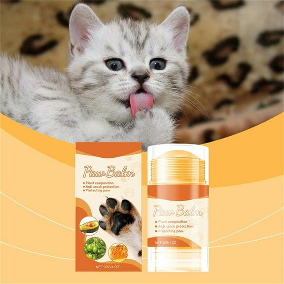 EDHITNR Dog Paw Balm, Pet Paw Repair Cream for Dry Cracked Paws Nose Elbows, Moisturizing Nourishing Lick-Safe Paw Protector Balm for Dogs Cats