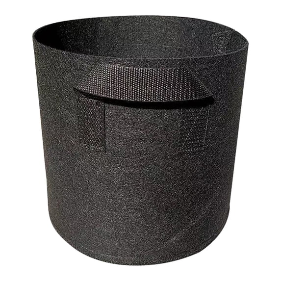 EDHITNR Gallon Grow Bags with Handles, Heavy Duty Thickened Nonwoven Fabric Pots, Reusable Aeration Container for Vegetables Flowers Indoor Outdoor Gardening, Black