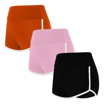 XWSHYW Womens Summer Outfits Summer Solid Color High Waist Shorts Leisure Slim Fit Lightweight Summer Shorts Flash Sales for Today