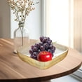 thumbnail image 1 of EDHITNR High-End Fruit Tray, Living Room Household Snack Candy Bowl, Dried Fruit Platter for Coffee Table Dining Decor, Yellow, 1 of 3