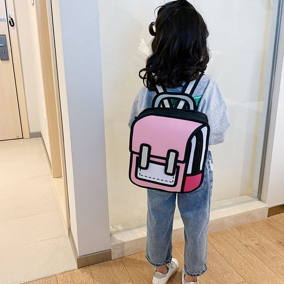 EDHITNR Large Capacity Backpack for Elementary Students, KidsCanvas Backpack with Ergonomic Design, Season Essentials Bag for Laptop Books Water Bottle Daily Supplies