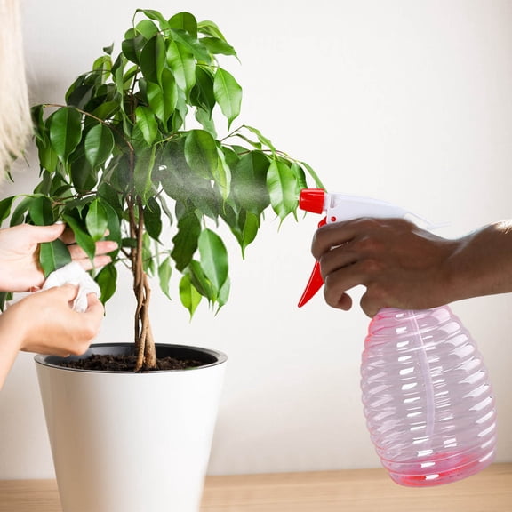 EDHITNR Large-Capacity Pressure Watering Can, Fine Mist Adjustable Nozzle Plastic Spray Bottle for Gardening, Hand Pump Manual Watering Can for Plants Flowers Car Wash Cleaning Household