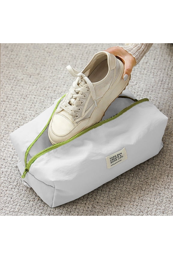 Large Capacity Shoe Storage Hanging Bag, Dampproof Travel Organizer Zipper Bag for Boots, Multifunctional Packing Cube Toiletry Laundry Pouch for Home Camping