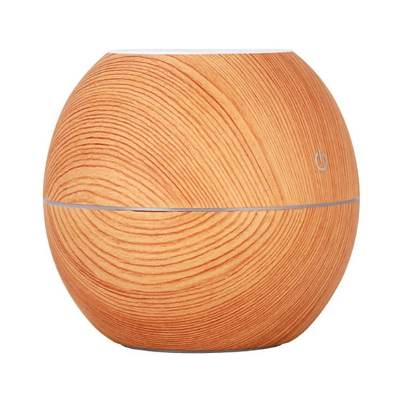 EDHITNR Large Mist Aroma Diffuser, Essential Oil Diffuser Humidifier with LED Color Changing Light, 500ml Ultrasonic Cool Mist Humidifier for Home Bedroom Office Decor, Beige