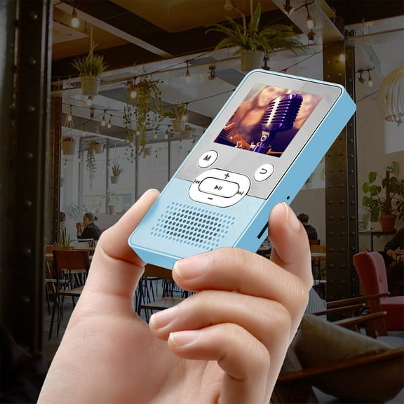 EDHITNR MP3 Player, 1.8 Inch Portable Music Player MP4, Student MP3 Player with FM Radio Voice Recorder Speaker, Compact MP3 Player for Music Audio Books Reading