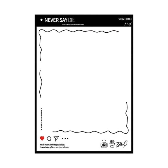 EDHITNR Magnetic Refrigerator Sticker Message Board, Reusable Whiteboard with Marker for Fridge Door, Dry Erase Board for Kitchen Home Office Dorm Reminders Shopping Lists
