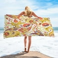 thumbnail image 1 of EDHITNR Microfiber Beach Towel 30x60 Inch Sandproof Quick Dry Colorful Print for Travel Swimming Pool Camping, 1 of 7