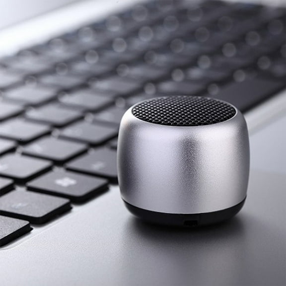 EDHITNR Mini Bluetooth Speaker High Volume Portable Wireless Audio System, Small Steel Cannon with 360° Balanced Surround Sound, HiFi Sound Outdoor Speaker for Travel Party Remote Control