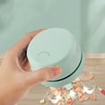 thumbnail image 1 of EDHITNR Mini Desktop Vacuum Cleaner, USB Rechargeable Handheld Cordless Cleaner for Keyboard Car, Compact Portable Electric Dust Blower for Home Office Desk PC Laptop Cleaning, Green, 1 of 6