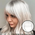 thumbnail image 1 of EDHITNR Natural Seamless Hair Extensions With Sideburns, Hand-Woven Clip In Bangs For Instant Volume, Long Airing Wig For Layered Hairstyles Age-Reducing Effect, 1 of 1