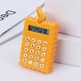 thumbnail image 1 of EDHITNR Portable Mini Calculator, Cute Keychain Maze Computer for Students, 8-Digit LCD Display Basic Standard Calculator for Office Home Exam Use, Orange, 1 of 7