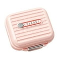 thumbnail image 1 of EDHITNR Portable Pill Organizer 7 Day, Weekly Medication Dispenser Box with 3 Times a Day Compartments, Mini Travel Pill Case Reminder for Vitamins Supplements Pills, 1 of 4