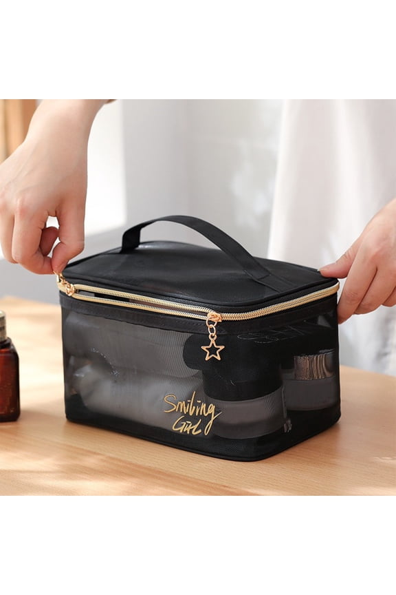 Portable Shower Caddy Bag, Quick Dry Mesh Toiletry Organizer for College Dorm Travel, Waterproof Shower Tote with Handle for Bathroom Gym Camping Essentials