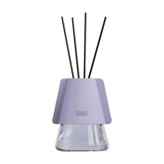 EDHITNR Rattan Reed Diffuser, Car Home Aromatherapy Perfume Cup, Hotel Bathroom Air Freshener Deodorizer 130ml