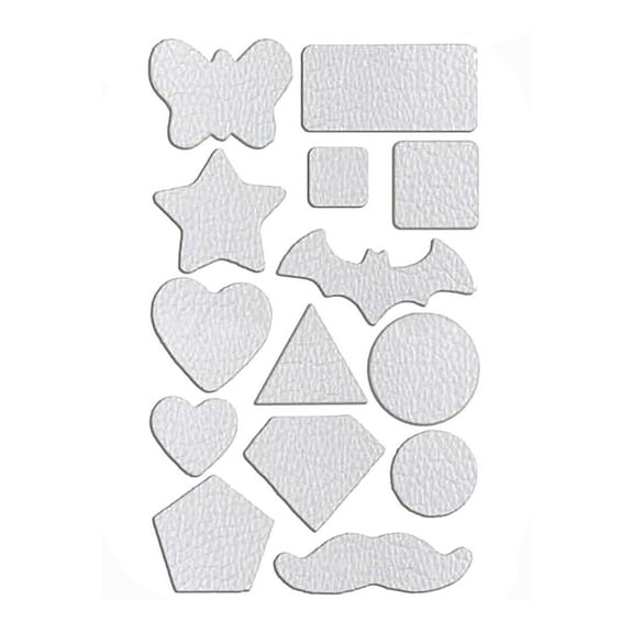 EDHITNR Self-Adhesive Leather Repair Patch, Iron-On Fabric Patch for Sofa Car Clothes, Seamless Patterned Sticker for Jeans Crafts Reinforcement Decor, Gray