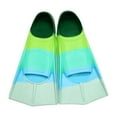 thumbnail image 1 of EDHITNR Short Blade Swim Fins, Training Fins for Swimming Snorkeling Diving, KidsAdults Monofin for Leg Strength Pool Water Sports, Green, 1 of 2