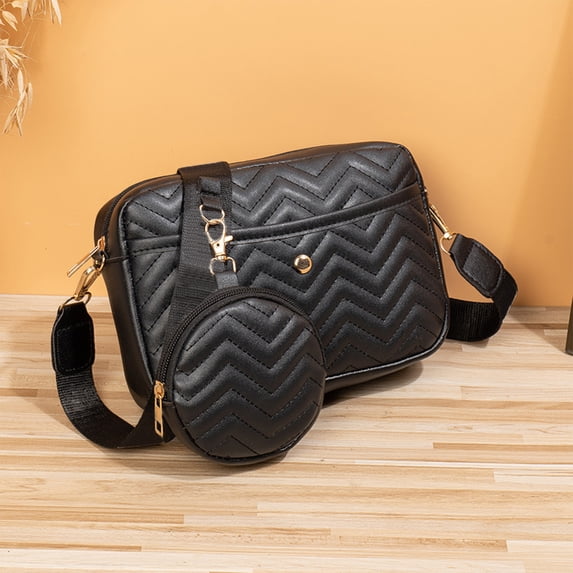 EDHITNR Shoulder Bag Handbag Messenger Wallet Fashion Casual Crossbody Purse with Adjustable Strap, Vegan Leather Tote for Work Dating Travel Shopping Beach Classic Slouchy Bag for Phone