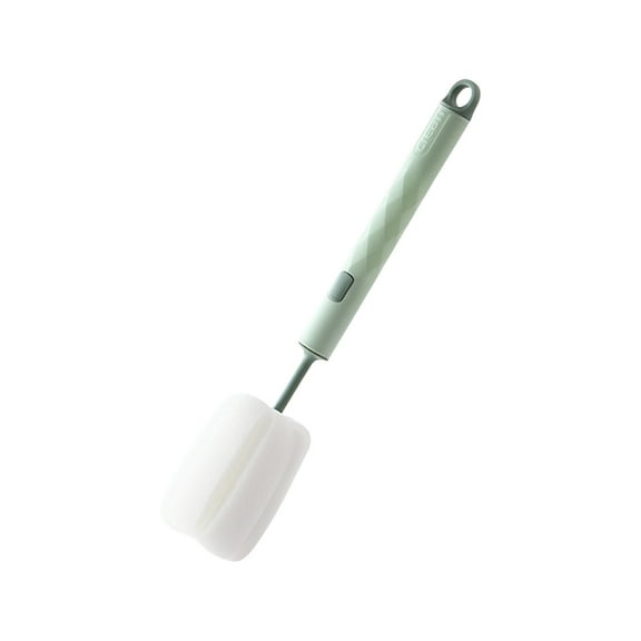 EDHITNR Soft Sponge Cup Brush, Long Handle Bottle Cleaning Brush, 360° Rotating Sponge Brush for Baby Bottles Mugs Glasses, Effectively Removes Stains No Dead Angle Cleaning