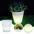thumbnail image 1 of EDHITNR Solar Garden Lights, Solar Flower Pot Planter with White LED Light for Outdoor Decor, Solar Powered Decorative Lantern for Courtyard Backyard Patio Pathway, Waterproof IP65 Planter Light for, 1 of 7