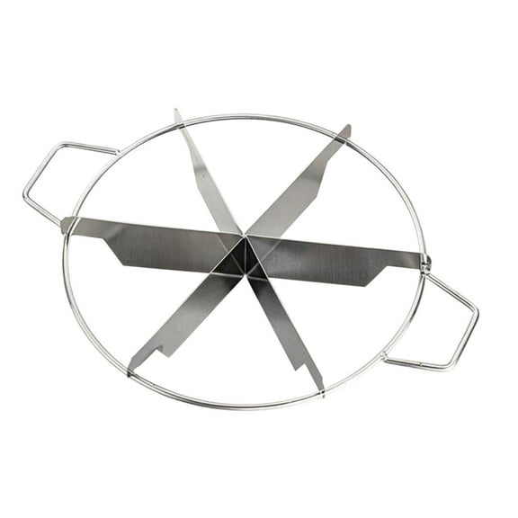 EDHITNR Stainless Steel Cake Divider, Multi-Layer Pizza Cake Circular Cutter, 8 Blades Layered Cake Slicer for Baking Dessert Pastry