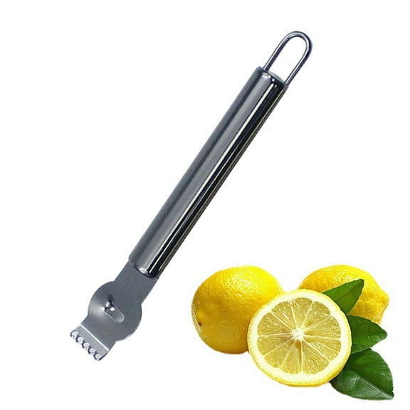 EDHITNR Stainless Steel Lemon Zester, Professional Citrus Grater for Fine Zest and Peel, Kitchen Gadget for Baking Cooking Marinades Pasta Dishes