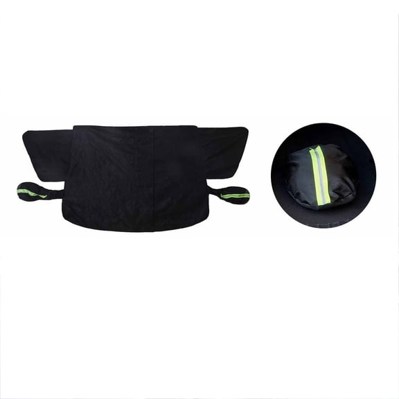 EDHITNR Thickened Extended Car Snow Cover, Winter Windshield Frost Guard Snow Protector, Front Windshield Sunshade Snow Guard for SUV Sedan Hatchback Truck