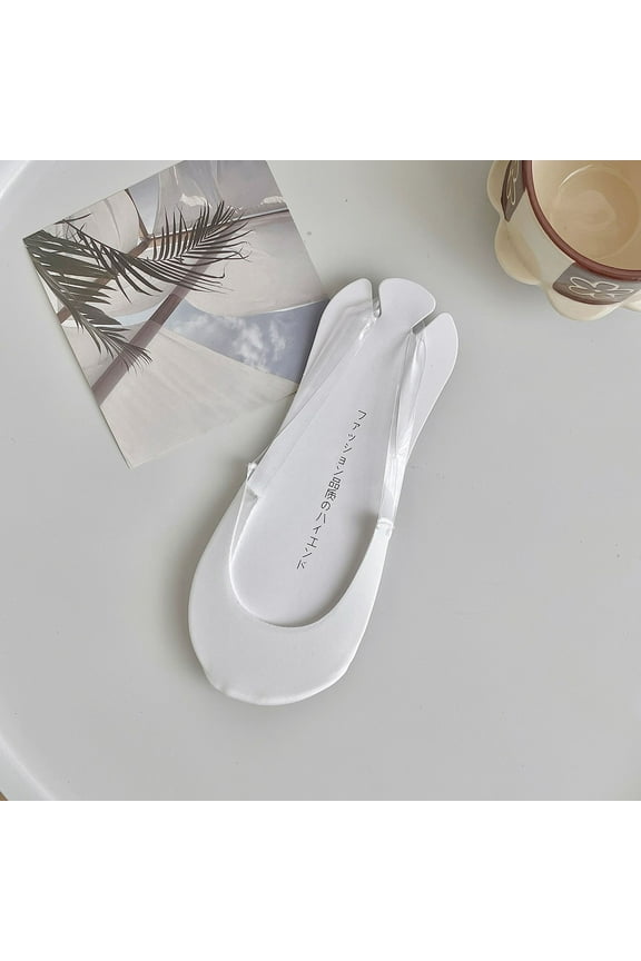 Toe Topper Socks, Invisible No Show Socks for Women, Breathable Non-Slip Half Socks for High Heels Backless Shoes