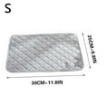 thumbnail image 1 of EDHITNR Washable Pet Urinary Mat, Waterproof Dog Cat Training Pad for Sofa Cages, Instant Absorption Reusable Furniture Protector Mat for Pets, Gray, 1 of 3
