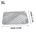 thumbnail image 1 of EDHITNR Washable Pet Urinary Mat, Waterproof Dog Cat Training Pad for Sofa Cages, Instant Absorption Reusable Furniture Protector Mat for Pets, Gray, 1 of 3
