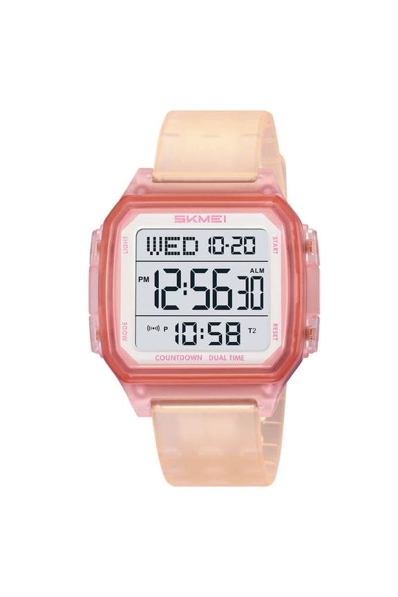 Waterproof Multifunctional Luminous Alarm Digital Watch with LED Backlight 50M WR for Sports Daily